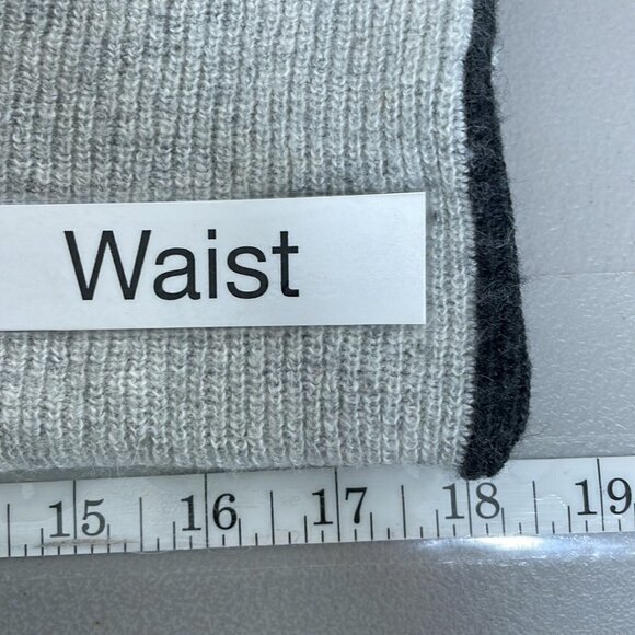 Madewell Pullover Sweater V Neck Wool Knit Gray Black Size XXS XX Small - Picture 13 of 14